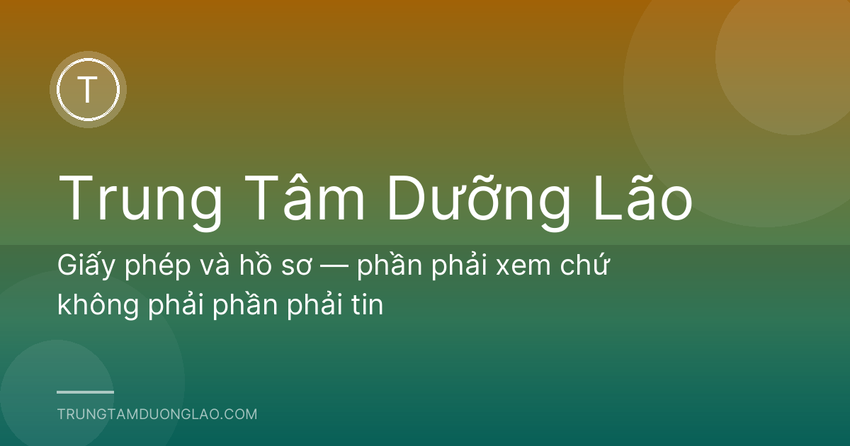 Giấy phép và hồ sơ — phần phải xem chứ không phải phần phải tin