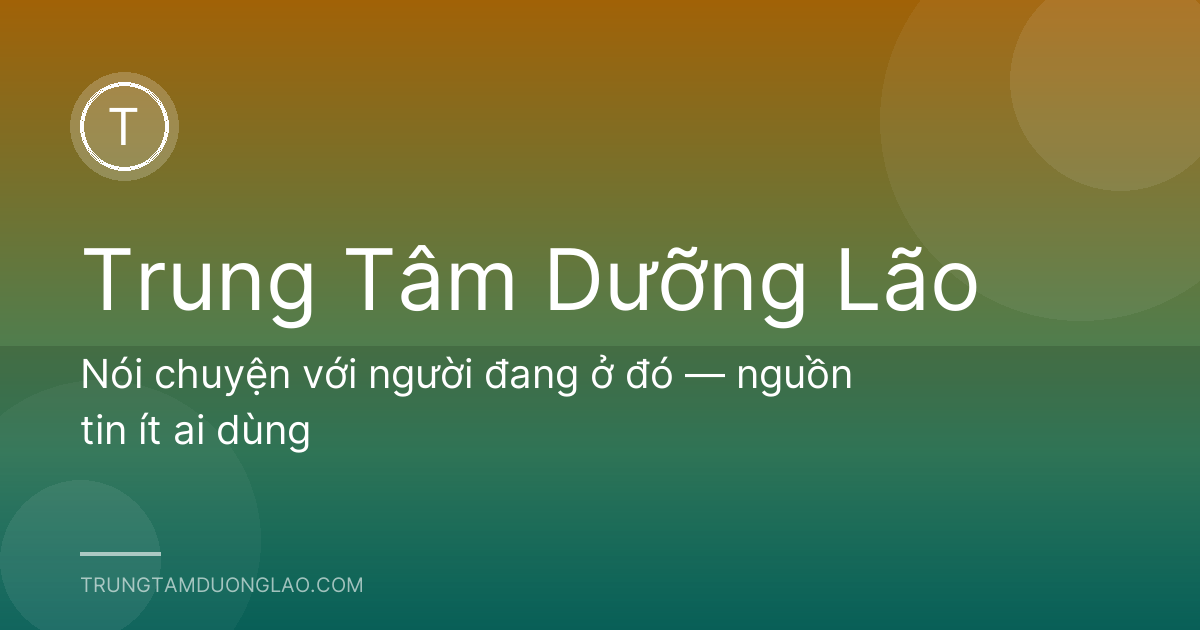 Nói chuyện với người đang ở đó — nguồn tin ít ai dùng
