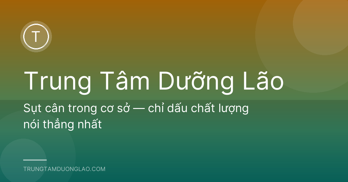 Sụt cân trong cơ sở — chỉ dấu chất lượng nói thẳng nhất