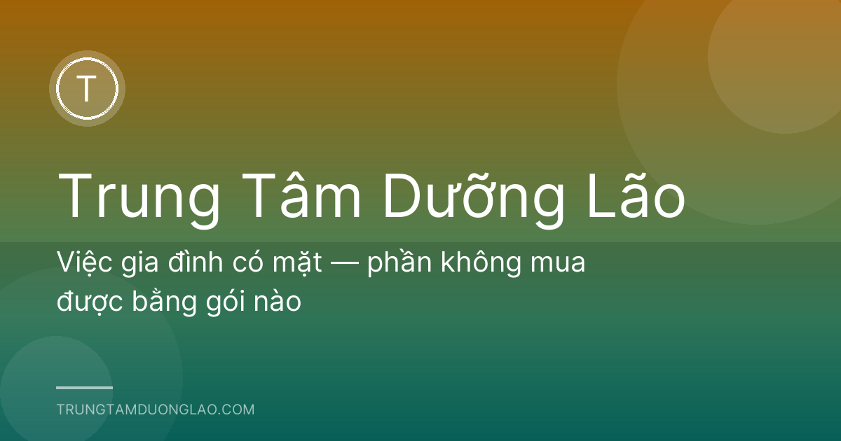 Việc gia đình có mặt — phần không mua được bằng gói nào